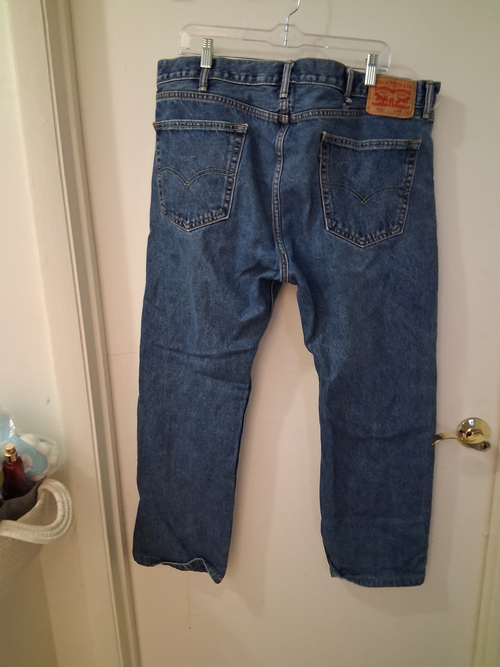 Levi Strauss Denim 505 Blue Jeans - Picture 8 of 9